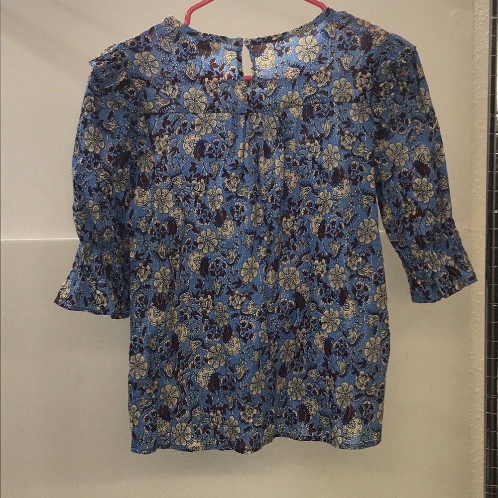 Loft brand Ladies Petite Floral Blouse - Picture 3 of 8